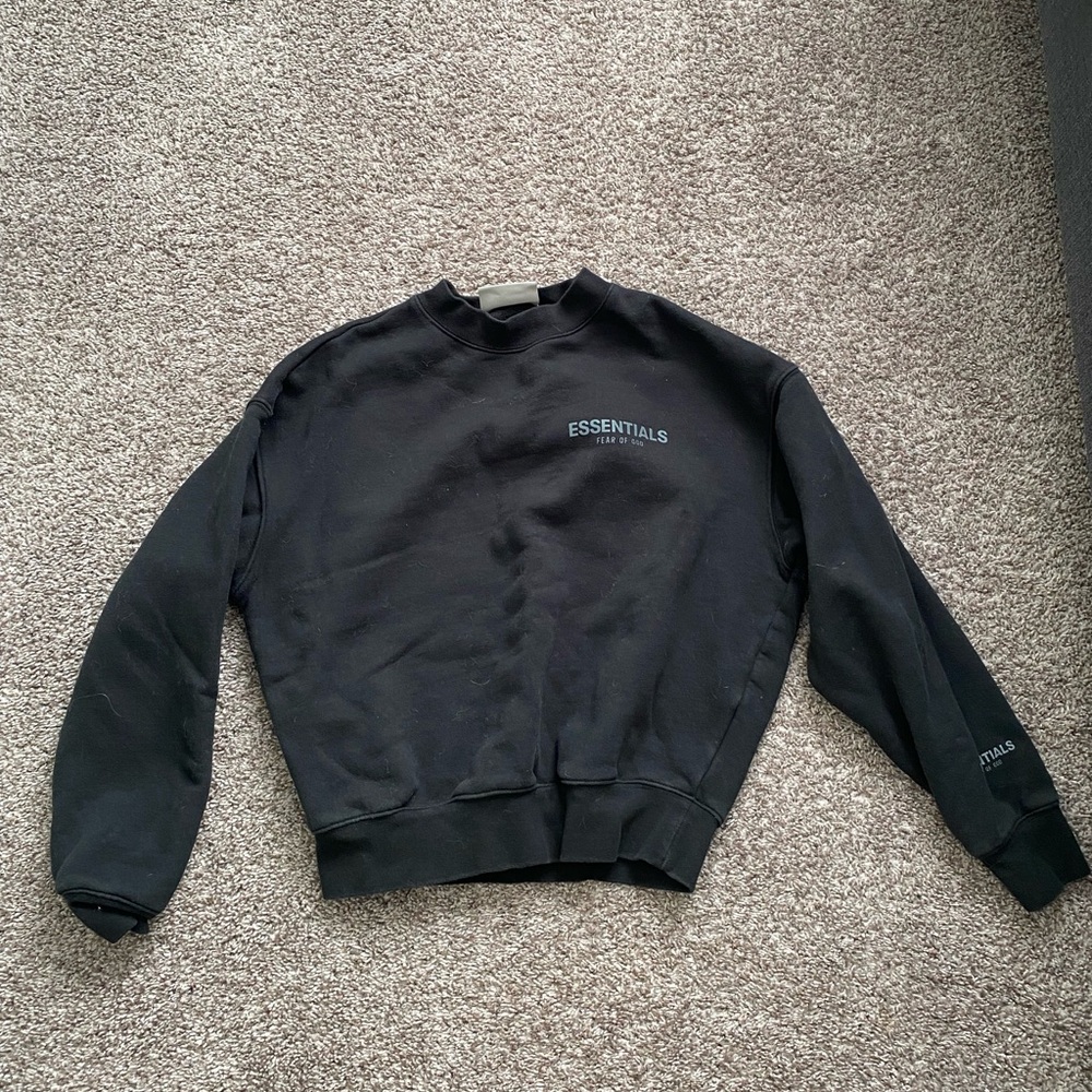 Essentials Black Sweater